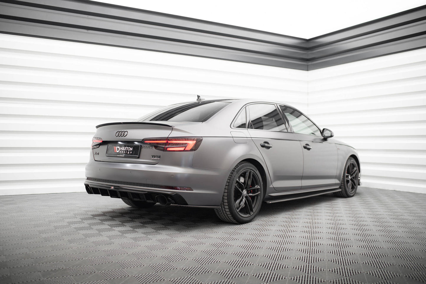 Spoiler cap V.2 Audi S4 / A4 Standard / S-Line / Competition Sedan B9 / B9 Facelift