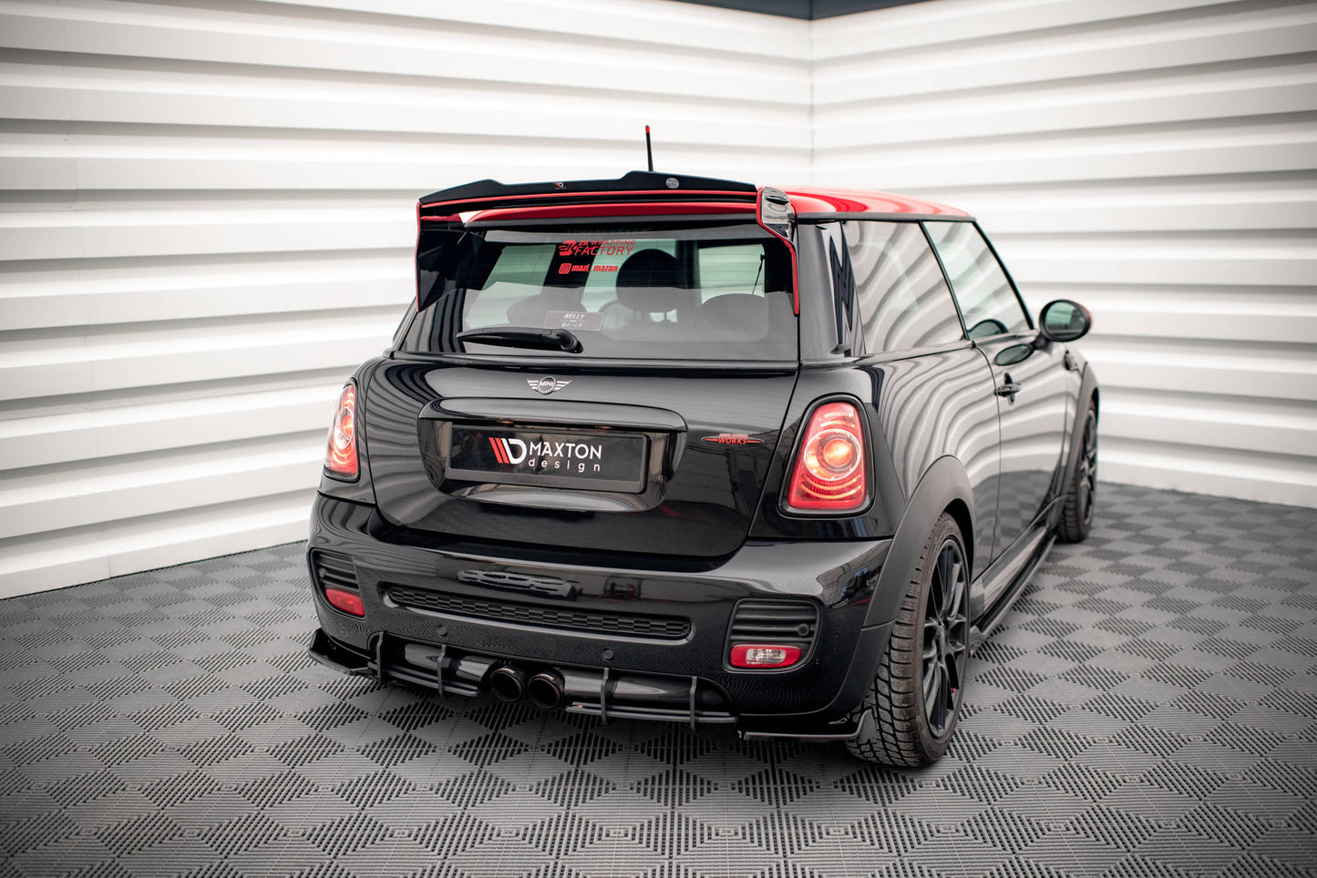 Spoiler cap V.2 Mini Cooper John Cooper Works R56