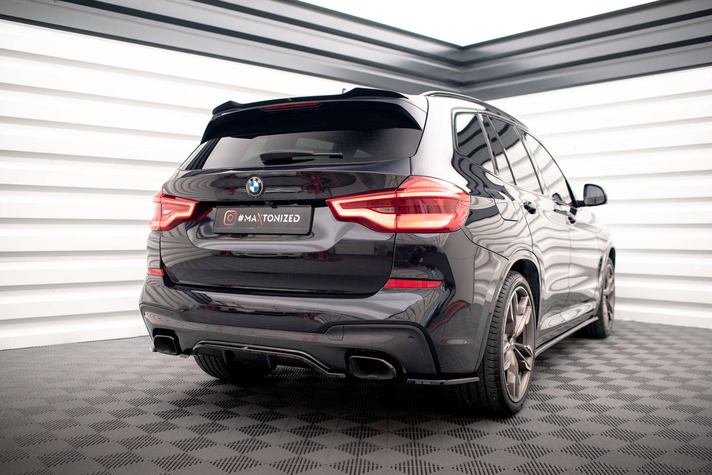 Spoiler cap til BMW X3 M40d / M40i / M-Pack G01 / iX3 G08 Facelift
