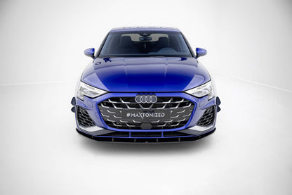 Forreste splitter Street Pro Audi A3 S-Line Sedan / S3 Sedan 8Y Facelift