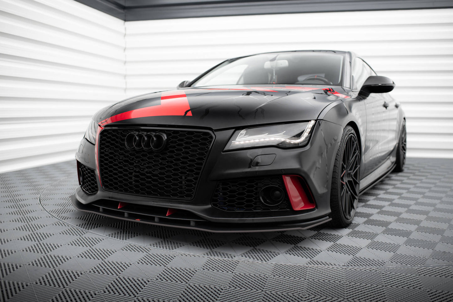 Forreste splitter Street Pro Audi A7 RS7 Look C7