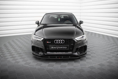 Forreste splitter Street Pro Audi RS3 Sedan 8V Facelift