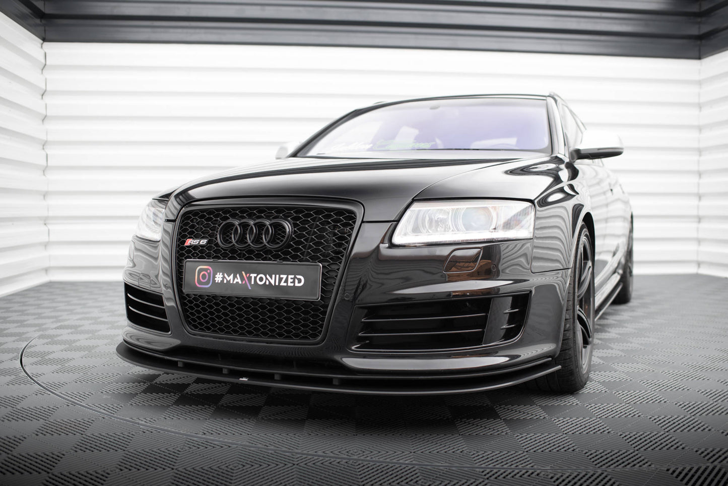 Forreste splitter Street Pro Audi RS6 Avant C6