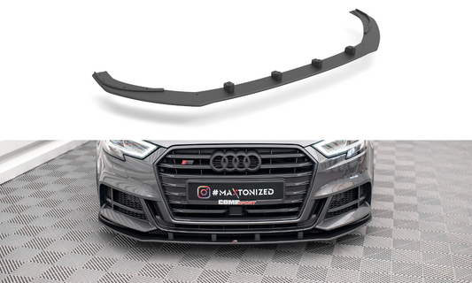 Forreste splitter Street Pro Audi S3 / A3 S-Line Sportback 8V Facelift