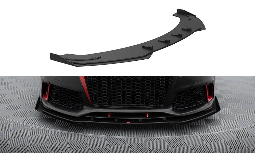 Forreste splitter Street Pro + Flaps Audi A7 RS7 Look C7