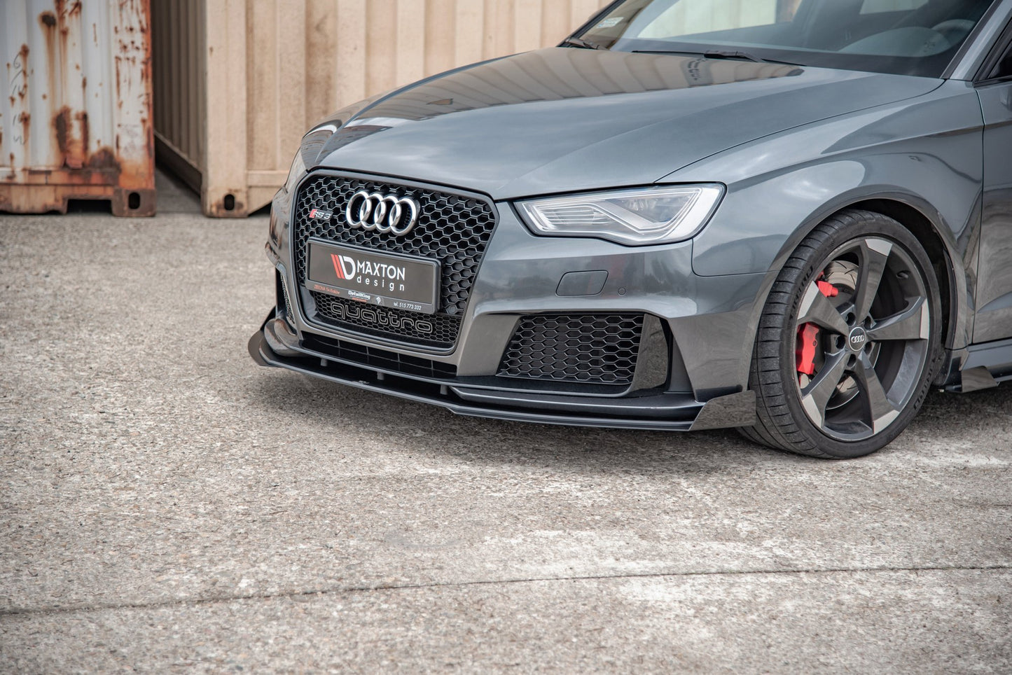Forreste splitter Street Pro + Flaps Audi RS3 8V Sportback