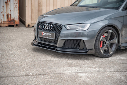 Forreste splitter Street Pro + Flaps Audi RS3 8V Sportback
