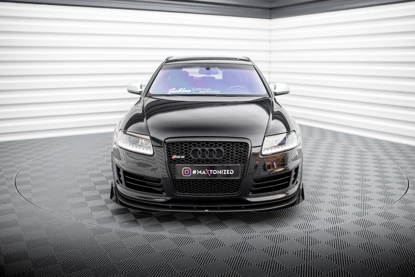 Forreste splitter Street Pro + Flaps Audi RS6 Avant C6