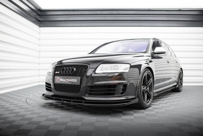 Forreste splitter Street Pro + Flaps Audi RS6 Avant C6