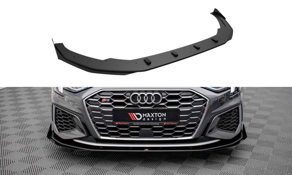 Forreste splitter Street Pro + Flaps Audi S3 / A3 S-Line 8Y