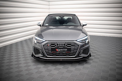 Forreste splitter Street Pro + Flaps Audi S3 / A3 S-Line 8Y