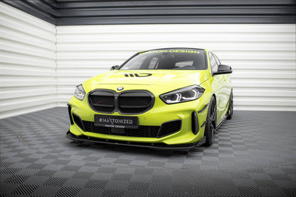 Forreste splitter Street Pro + Flaps BMW 1 M-Pack / M135i / 128ti F40