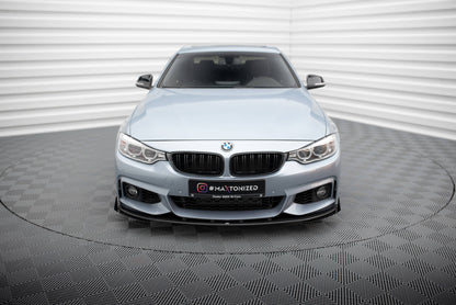Forreste splitter Street Pro + Flaps BMW 4 Coupe / Gran Coupe / Cabrio M-Pack F32 / F36 / F33