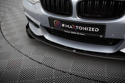 Forreste splitter Street Pro + Flaps BMW 4 Coupe / Gran Coupe / Cabrio M-Pack F32 / F36 / F33