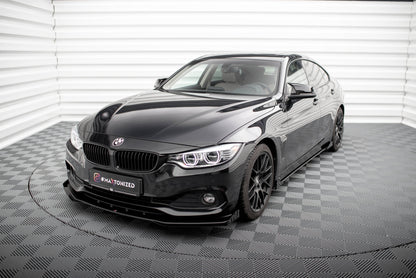 Forreste splitter Street Pro + Flaps BMW 4 Gran Coupe F36