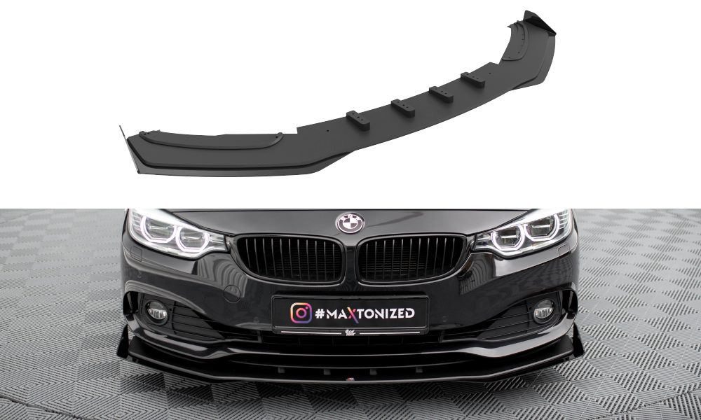 Forreste splitter Street Pro + Flaps BMW 4 Gran Coupe F36