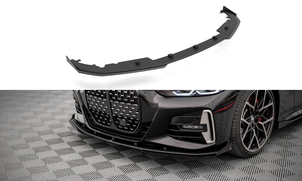 Forreste splitter Street Pro + Flaps BMW 4 M-Pack / M440i G22 / G23 / G22 Facelift / G23 Facelift