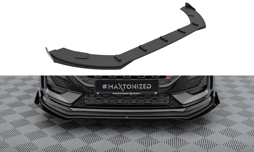 Forreste splitter Street Pro + Flaps Ford Fiesta ST Mk8 Facelift