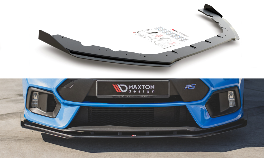 Forreste splitter Street Pro + Flaps Ford Focus RS Mk3