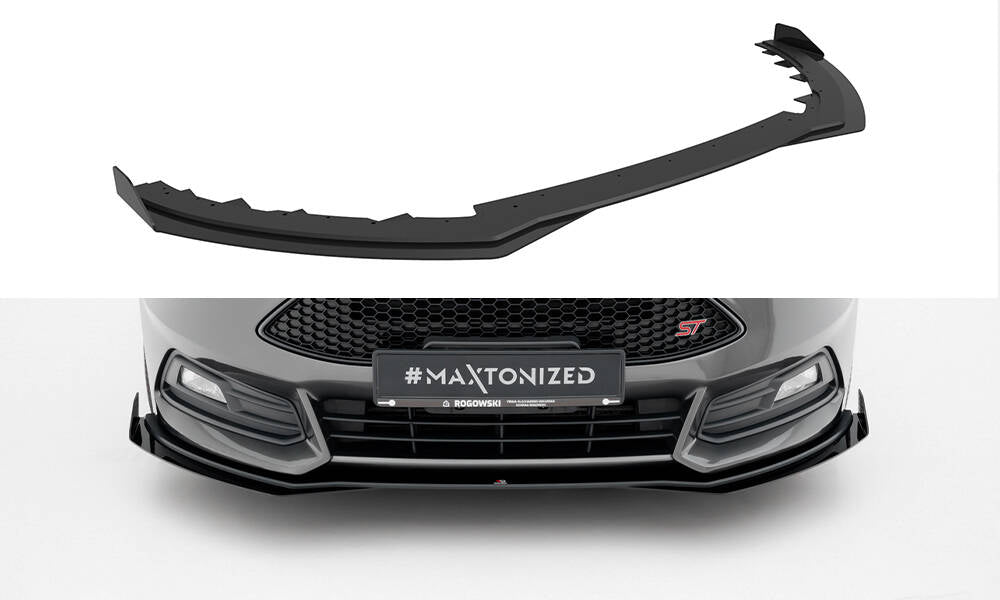 Forreste splitter Street Pro + Flaps Ford Focus ST Mk3 Facelift