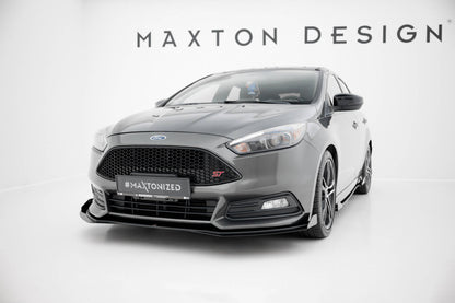 Forreste splitter Street Pro + Flaps Ford Focus ST Mk3 Facelift