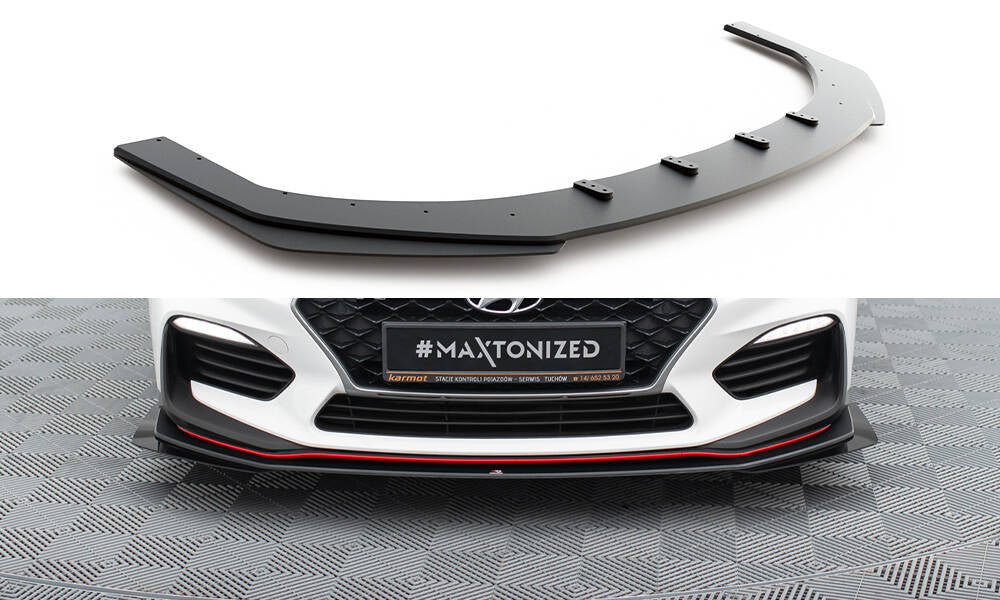 Forreste splitter Street Pro + Flaps Hyundai I30 N Mk3 Hatchback / Fastback