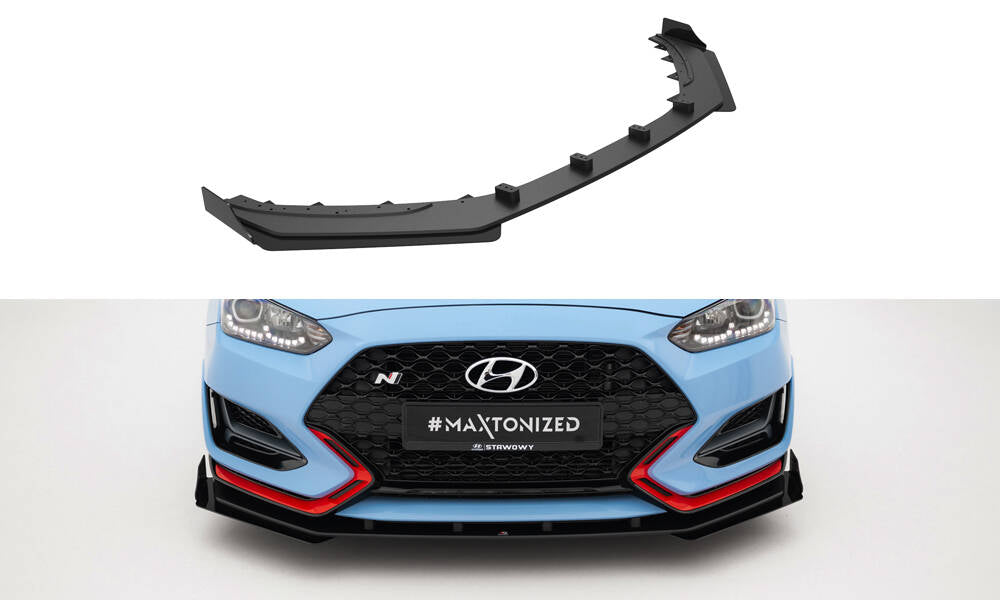 Forreste splitter Street Pro + Flaps Hyundai Veloster N Mk2