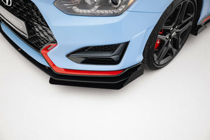 Forreste splitter Street Pro + Flaps Hyundai Veloster N Mk2