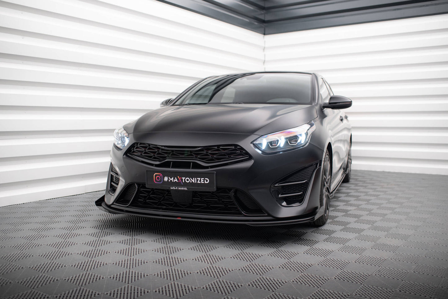 Forreste splitter Street Pro + Flaps Kia Proceed GT Mk3 Facelift / Ceed GT / GT - Line Mk1 Facelift