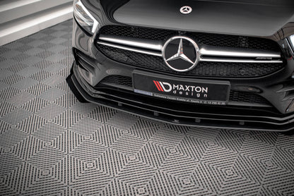 Forreste splitter Street Pro + Flaps Mercedes A35 AMG / AMG-Line Aero Pack W177