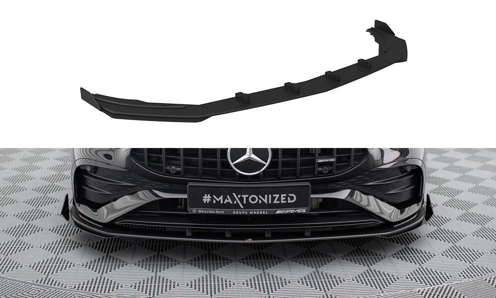 Forreste splitter Street Pro + Flaps Mercedes-AMG A35 W177 Facelift