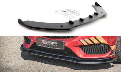 Forreste splitter Street Pro + Flaps Mercedes-AMG C43 Coupe C205
