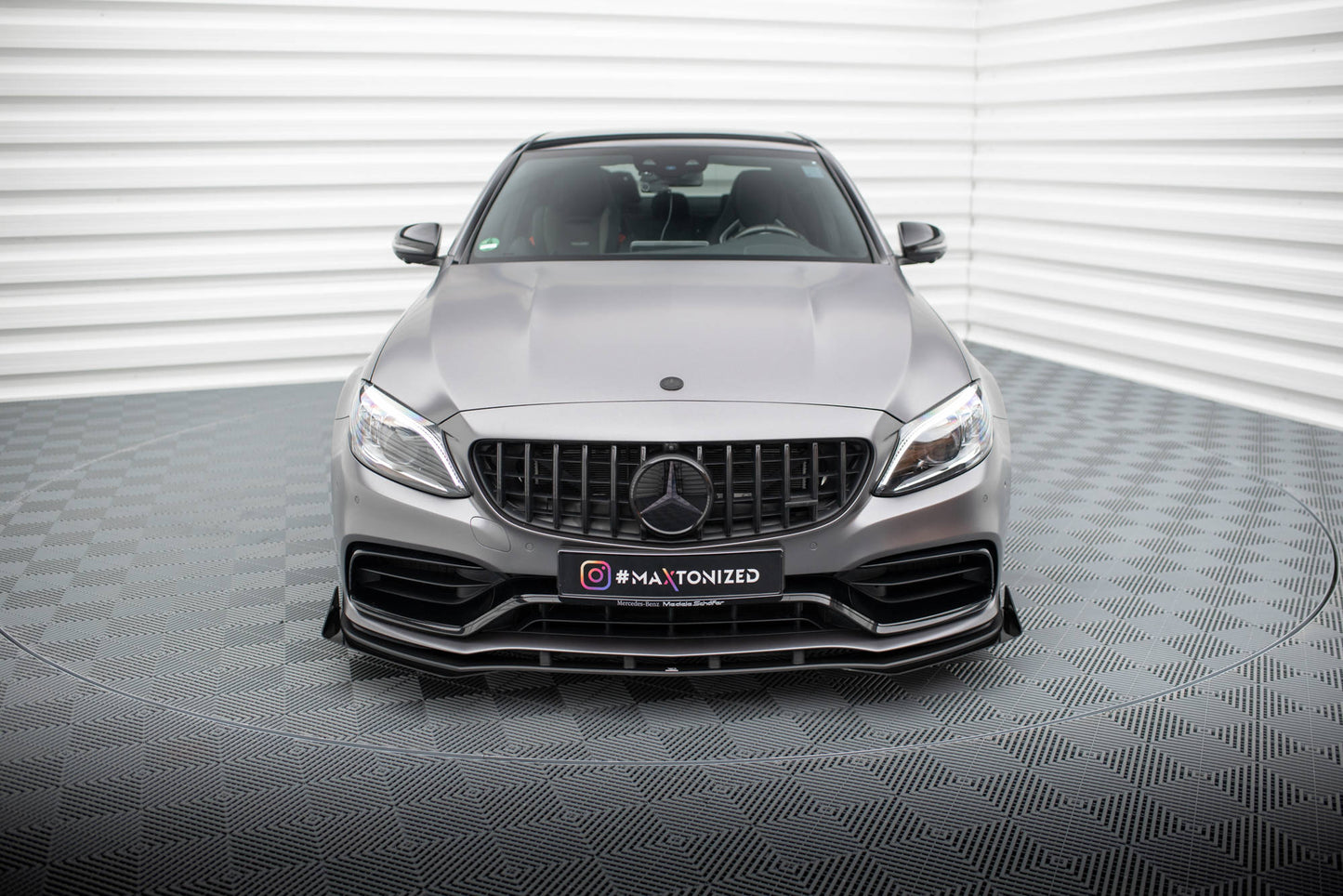 Forreste splitter Street Pro + Flaps Mercedes-AMG C63 Sedan / Estate W205 Facelift