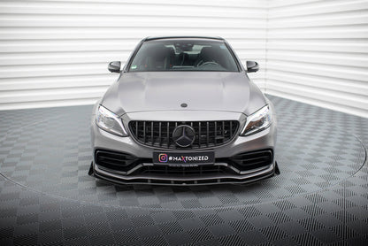 Forreste splitter Street Pro + Flaps Mercedes-AMG C63 Sedan / Estate W205 Facelift