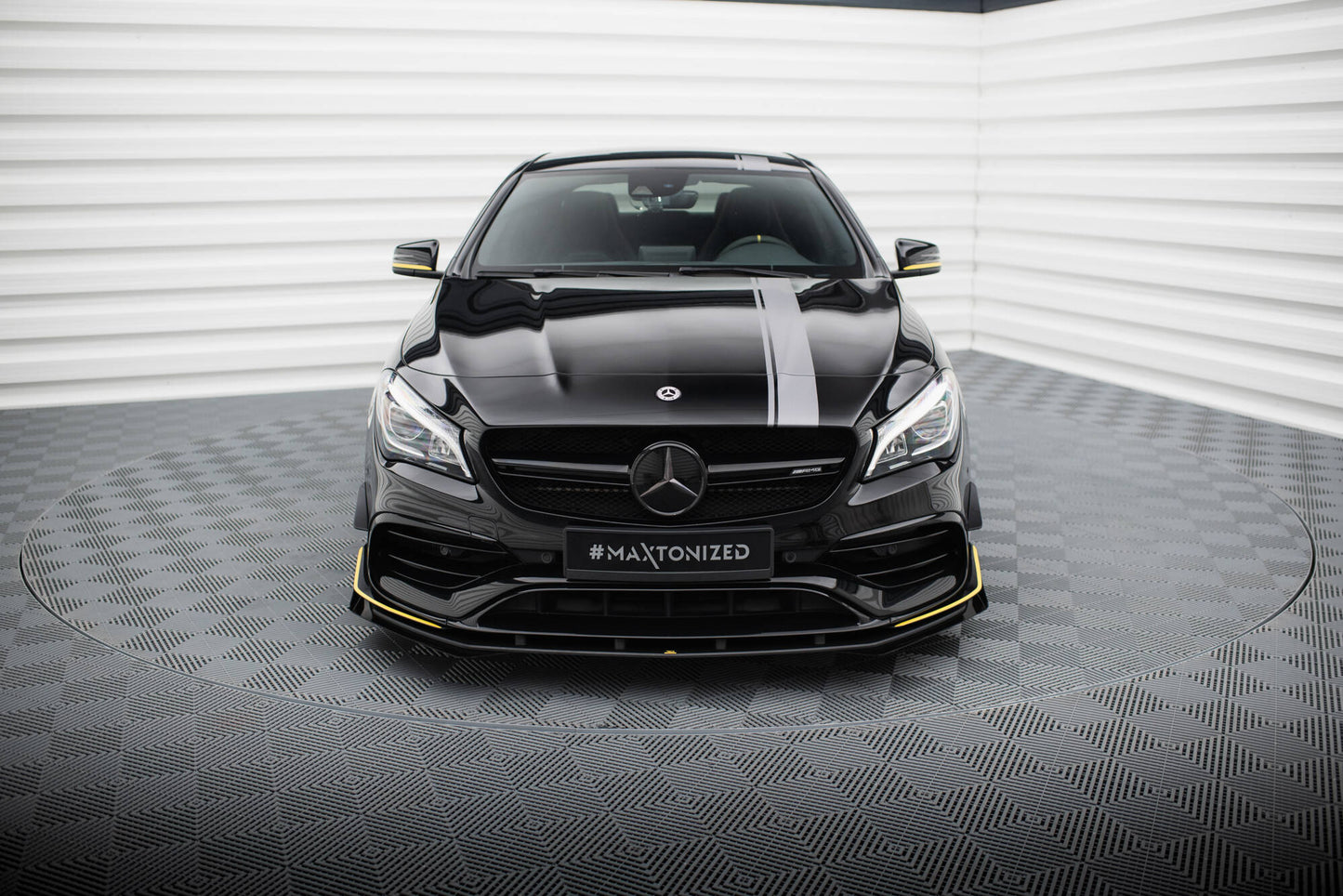 Forreste splitter Street Pro + Flaps Mercedes-AMG CLA 45 Aero C117 Facelift