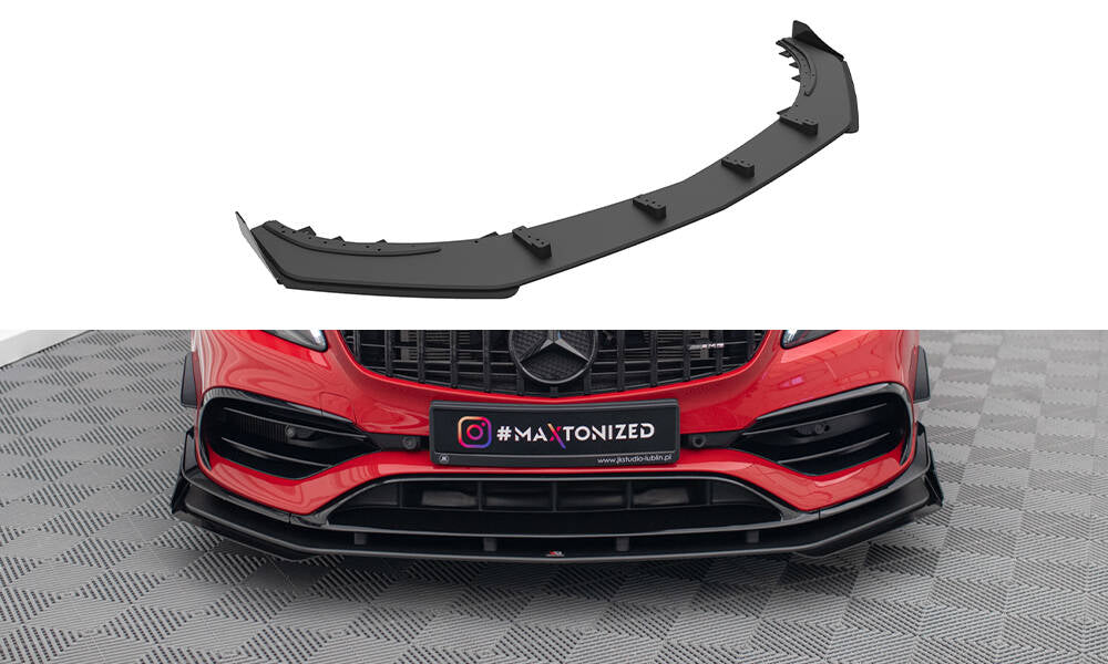 Forreste splitter Street Pro + Flaps Mercedes-Benz A 45 AMG Aero W176 Facelift