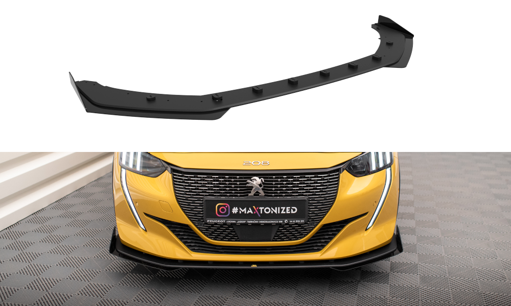 Forreste splitter Street Pro + Flaps Peugeot 208 GT Mk2