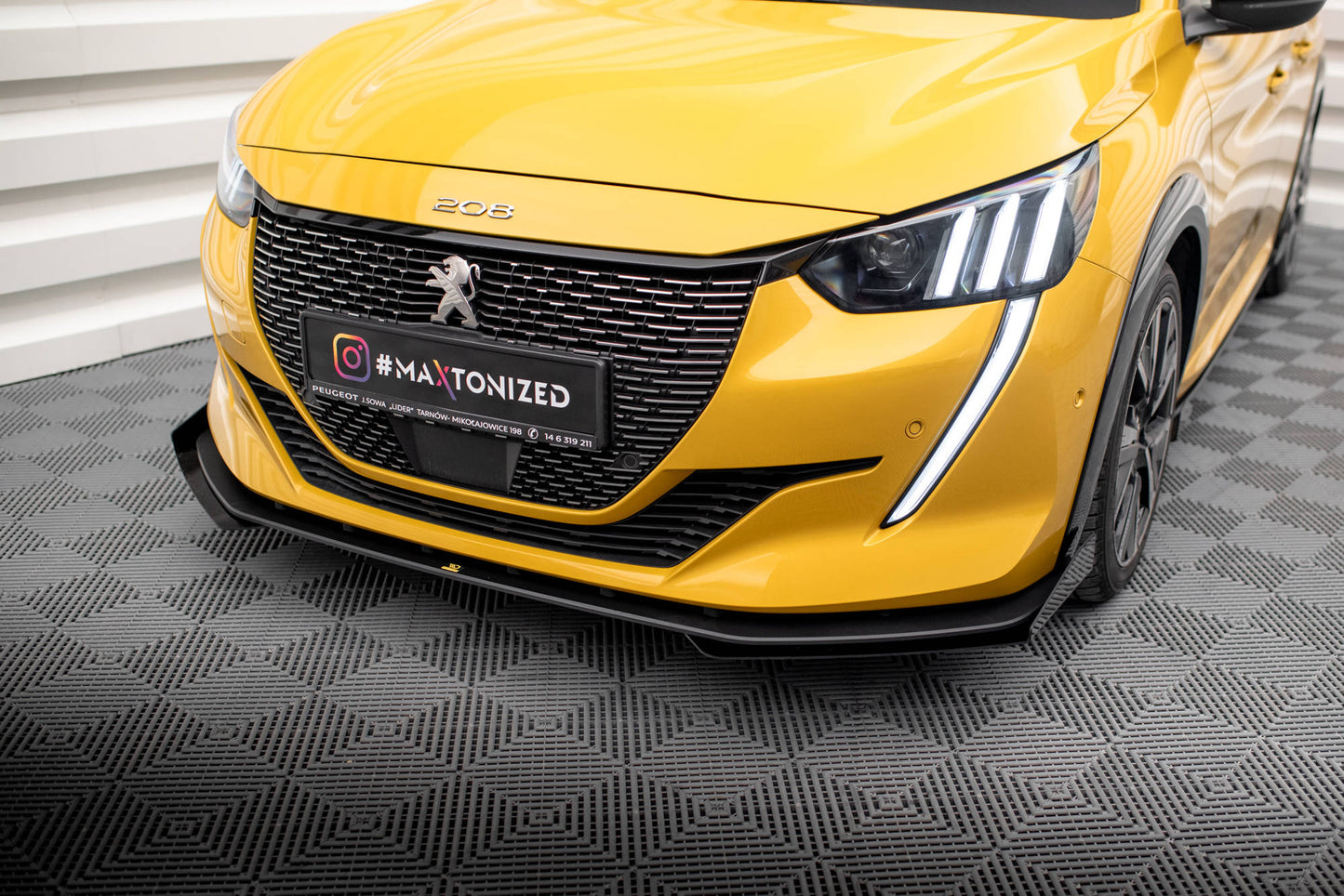Forreste splitter Street Pro + Flaps Peugeot 208 GT Mk2