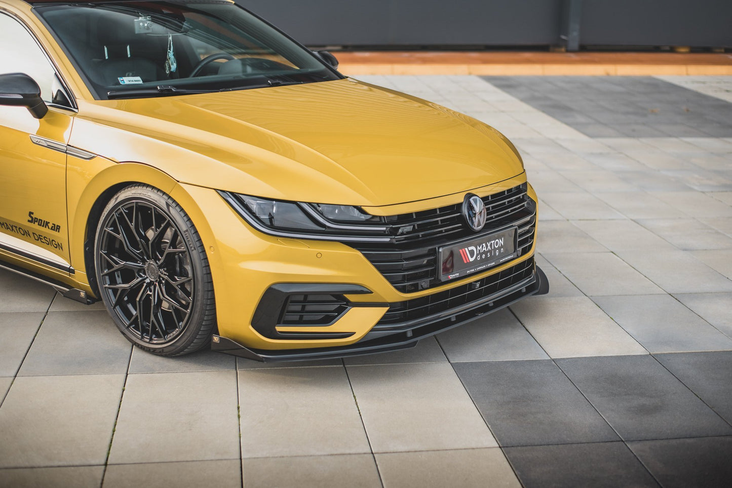 Forreste splitter Street Pro + Flaps Volkswagen Arteon R-Line