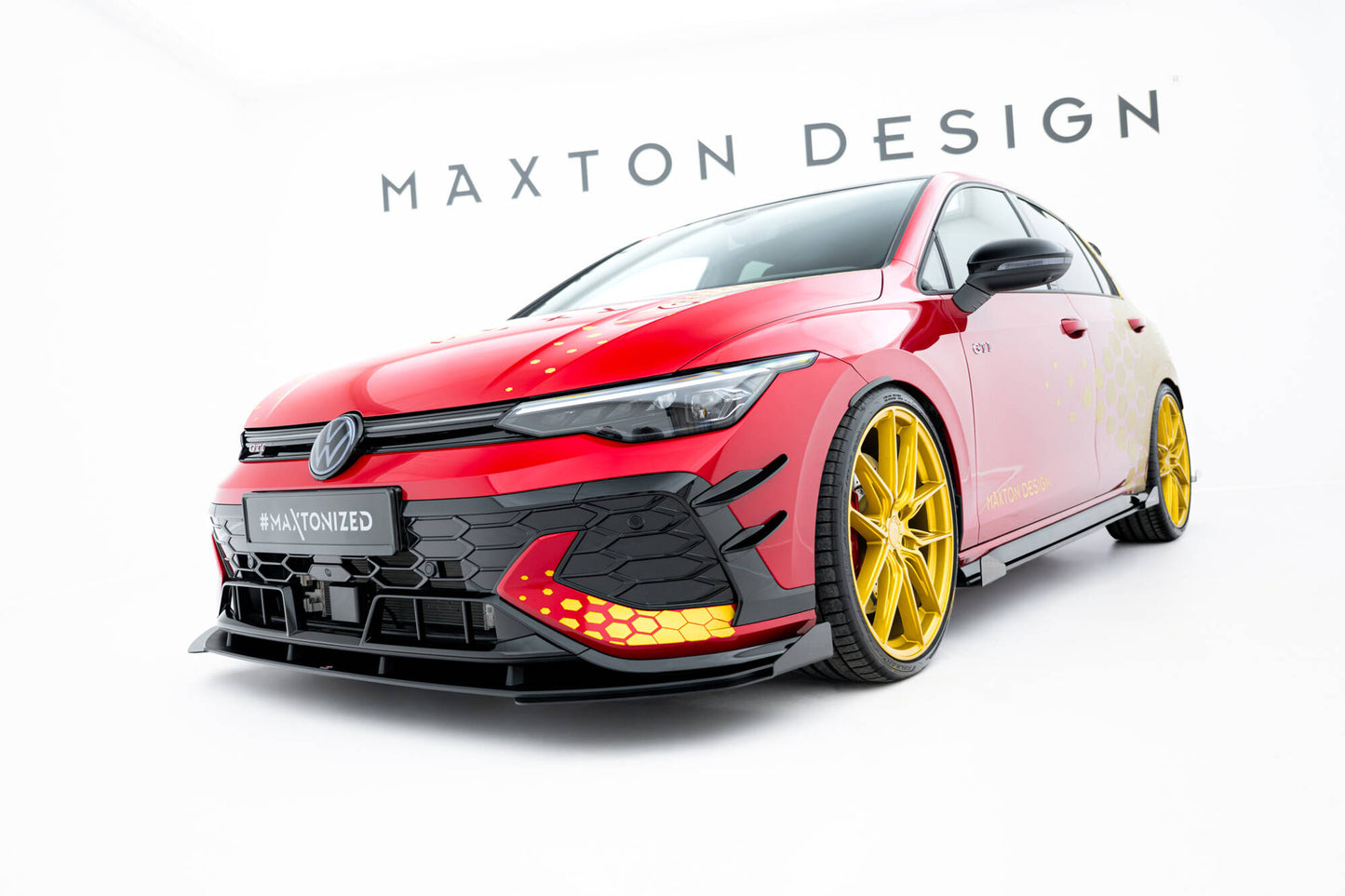 Forreste splitter Street Pro + Flaps Volkswagen Golf GTI Clubsport Mk8 Facelift