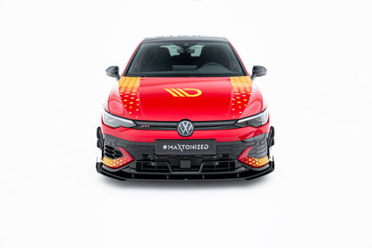 Forreste splitter Street Pro + Flaps Volkswagen Golf GTI Clubsport Mk8 Facelift