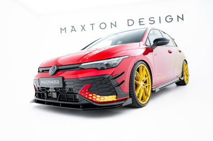 Forreste splitter Street Pro + Flaps Volkswagen Golf GTI Clubsport Mk8 Facelift