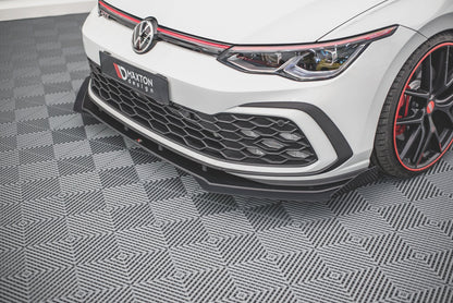 Forreste splitter Street Pro + Flaps Volkswagen Golf GTI / GTE / GTD / R-Line Mk8