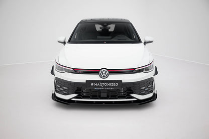 Forreste splitter Street Pro + Flaps Volkswagen Golf GTI / GTE / R-Line Mk8 Facelift