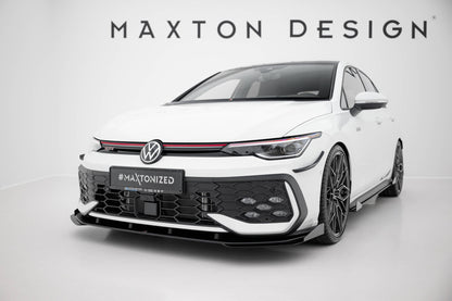 Forreste splitter Street Pro + Flaps Volkswagen Golf GTI / GTE / R-Line Mk8 Facelift