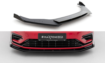 Forreste splitter Street Pro + Flaps Volkswagen Golf R / R-Line Mk7 Facelift