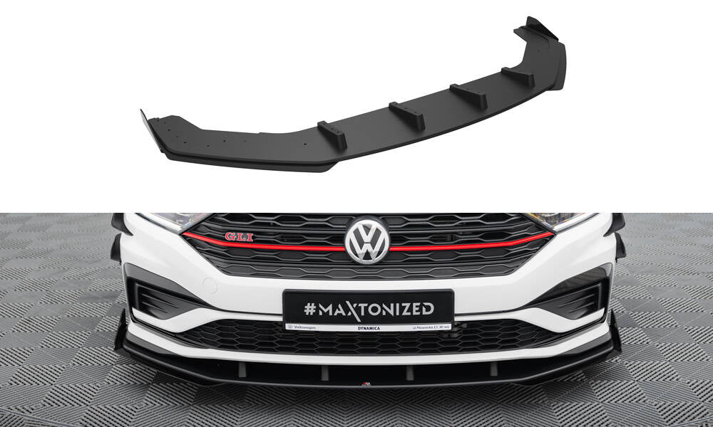 Forreste splitter Street Pro + Flaps Volkswagen Jetta GLI Mk7