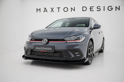Forreste splitter Street Pro + Flaps Volkswagen Polo GTI Mk6 Facelift