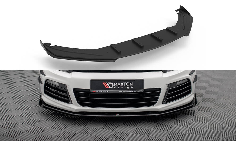 Forreste splitter Street Pro + Flaps Volkswagen Scirocco R Mk3