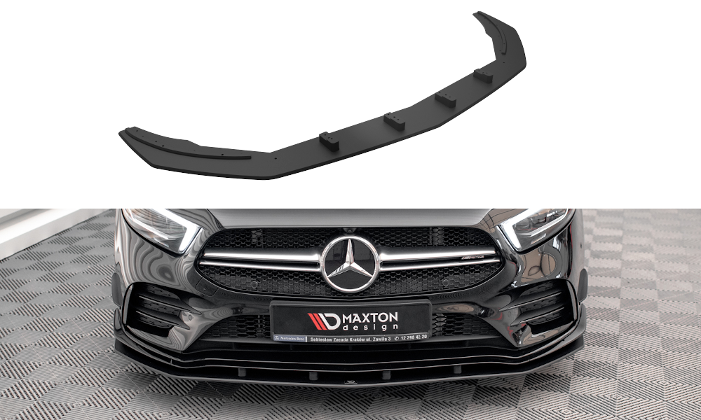 Forreste splitter Street Pro Mercedes A35 AMG / AMG-Line Aero Pack W177